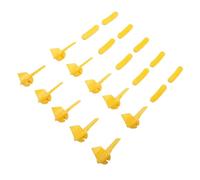 Akozon 10 Sets Tête de Démonte-Pneu avec Embout en Forme de Bec de Canard | Kit de têtes de démontage de pneus, 10 ensembles, avec insert et protecteur de tête de canard, ajustement universel pour la