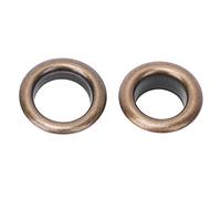 Akozon 100 Ensembles de 8 Mm en Laiton Kit œillet de Kit en Métal Rivets pour Chaussures, Sacs et Accessoires de Vêtements (Laiton antique)