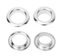 Akozon 100 Ensembles de 8 Mm en Laiton Kit œillet de Kit en Métal Rivets pour Chaussures, Sacs et Accessoires de Vêtements (SILVER)