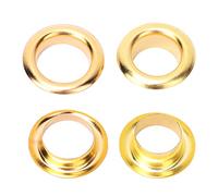 Akozon 100 Ensembles de 8 Mm en Laiton Kit œillet de Kit en Métal Rivets pour Chaussures, Sacs et Accessoires de Vêtements (GOLD)