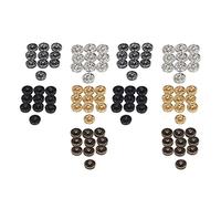 Akozon 100pcs 5 Mm Mini Metal Snap Buttons Finders en 5 Couleurs de Prévention de la Rouille Légère pour les Vêtements de Poupée et les Projets de Couture Parfaits pour les Femmes, les Hommes, les