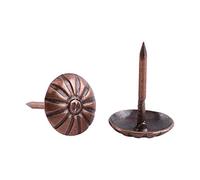 Akozon 100pcs Attaches Vintage Tapisserie d'ameublement Nails Bronze Métal Tags Meubles Canapé Porte De Chaussure Décoratif Tack Stud(11 * 16mm)