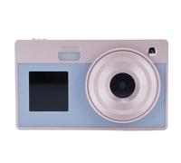 Akozon 1080p Camera Numérique 48MP Autofocus Point Compact et Tir 16x Zoom Anti-Shake Portable Small avec Un écran Principal de 2,8 Pouces pour Le Voyage (Pink)