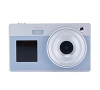Akozon 1080p Camera Numérique 48MP Autofocus Point Compact et Tir 16x Zoom Anti-Shake Portable Small avec Un écran Principal de 2,8 Pouces pour Le Voyage (Silver)