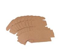 Akozon 10pcs Brown Paper Boîtes pour Savon Artisanal, Bonbons, Faveurs de Mariage et Cadeaux de Fête - Solution d'emballage écologique Chic