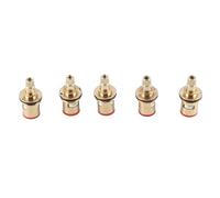 Akozon 10pcs de Soupape de Robinet en Laiton avec Tige de Céramique Kit d'accessoires de Robinet d'eau Durable pour Les de Cuisine et de Bassin
