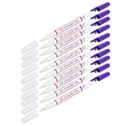 Akozon 10pcs Double Tête de la Tête à Eau Effaçable Marker en Tissu pour la Couture et la Couture (PURPLE)
