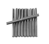 Akozon 10pcs Fraise En Bout 1/8" Fraise Cnc Fraisage Outils De Coupe Fraise Droite à Double Tranchant