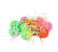 Akozon 10pcs Ornements de Balle d'oiseau coloré