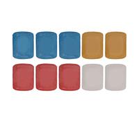 Akozon 10pcs Tailors Chalk Set 4 Colors Fabric Câle pour la Couture, les Projets de Courtepointe et de Bricolage Faciles à Appliquer et à Retirer