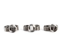 Akozon 10pcs X 1,5 Mm Réparation de Filetage Kit d'insertion Haute Résistance Moins Inserts de Filetage en Acier pour la Conversion de Trous Métriques et Impériaux