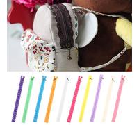 Akozon 10pcs Zippers élégants à Glissière Mixte N ° 3 Accessoires de Couture en Nylon, 30 Cm pour les Vêtements et l'artisanat DIY