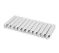 Akozon 12pcs 6 Mm Tamponnage de Motif en Acier en Carbone