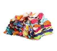 Akozon 150pcs Fil de Broderie de Coton Multicolore pour les Projets de Point de Croix et d'artisanat