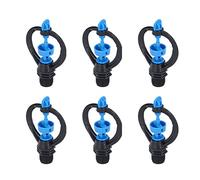 Akozon 15pcs G1 / 2 Lanne Sprinkler Buses de Rotation Automatique à 360 ° (Buse de Roue à portée Moyenne à 4 Points)