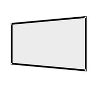 Akozon 1pc Portable Pliable sans Pli e Projecteur Rideau Projection SC 16:9 (72 Pouces)