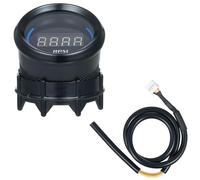 Akozon 2 "52mm Voiture Tacho Jauge Numérique LED RPM Tachomètre 0-9000 RPM pour Voitures Camions