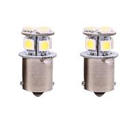 Akozon - 2 ampoules LED de frein de voiture blanches BA15S R5W 1156 5050 8SMD