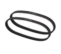 Akozon 2 Courroies d'aspirateur de Pack 1611129 Ceinture de Remplacement en Caoutchouc pour Proheat 2x PET Pro Clearers