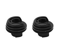 Akozon 2 Jeux de Portes de Remplissage de Carburant 5481704 OE Standard ABS Noir de Remplacement