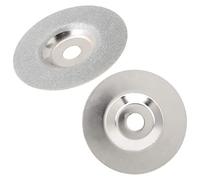 Akozon 2 Pack 4 "Disques de Meulage en Diamant pour Verre, Marbre et Céramique - Couper la Roz-Lame à la Lame pour le Polissage de Précision