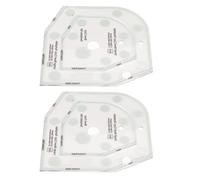 Akozon 2 Pcs 6 Pouces Bol à Cozy Jeu de Gabarit de Motif en Acrylique Durable pour les Projets de Couture et de Courtepointe de Bricolage