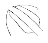 Akozon 2 Pcs Arrière Moteur Crash Bar en Acier Inoxydable Efficace Protection Remplacement pour Primavera 50 125 150