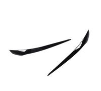 Akozon 2 PCS Couvercle de Garniture de Sourcils du Phare pour Série 3 E92 E93 LCI - Cadre de Décalcomanie des Paupières élégant pour une Apparence de Voiture Améliorée (noir