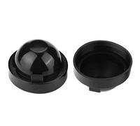 Akozon 2 pièces 90mm Noir Caoutchouc Voiture Phare LED Couvercle Anti-poussière boîtier Joint Capuchon étanche Voiture Phare Capuchon Ampoule Anti-poussière