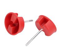 Akozon 2 Pièces Bouton de Vis de Montage de Dessus Rigide 1CJ57DX9 Bouton de Montage de Panneau de Toit Rigide Automatique Remplacement de Vis pour JK 2007-2018 Rouge