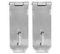Akozon 2 Pièces Verrou à Piton en Acier Inoxydable pour Porte Grille | Fermoir de sécurité de service, serrure antivol pour tiroir de meubles de hangar, en métal, Installation facile