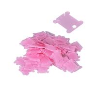 Akozon 200 PCS PLANT FLOSS BOUBBINS Solution de Stockage Premium pour le Fil de Couture de Bricolage Beau et Pratique (Rose)