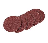 Akozon 200pcs Disques de Papier de Verre Rouges 1 Pouces Grits Assortis et Protection Thermique Parfaite pour le Polissage en Voiture et la Finition en Bois (60)