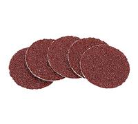 Akozon 200pcs Disques de Papier de Verre Rouges 1 Pouces Grits Assortis et Protection Thermique Parfaite pour le Polissage en Voiture et la Finition en Bois (80)
