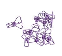 Akozon 20pcs en Papier Métalle élégant (PURPLE)