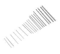 Akozon 20pcs Mini Micro Micro HSS Twist Drill Bit Set 0,3 Mm-1,6 Mm avec Boîtier - Forage de Précision pour le Bois et le Plastique