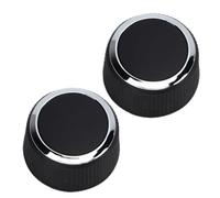 Akozon 22912547 Bouton de Volume Radio Bouton de Contrôle du Volume 2 Boutons de Réglage du Volume Audio Radio Stéréo Arrière pour Suburban 2007-2013 Audio