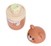 Akozon 240pcs Boucles d'oreilles Ligne de Nettoyage des Trous avec Solution Parfumée à la Menthe de 10 Ml - Flans d'oreille Jetable dans une Jolie Boîte en Forme 'ours pour éliminer les Odeurs et