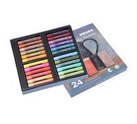 Akozon 24pcs Pasttels à Huile Solide Stick Crayon Stick pour Morandi Peinture Pens Supplies Art Supplies