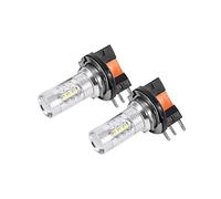 Akozon 2pcs ampoules à DEL blanches 80W H15 pour lampes de jour