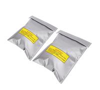 Akozon 2pcs Fire Indatant, 2pcs Lipo Batterie Sac de sécurité Sac de sécurité PVC Fibre Modèle Remote et Application Battelles de Véhicule contrôlé