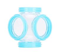 Akozon 2pcs Hamster DIY Tunnel Assalettes d'exercice Externe Externe pour Les Cages et Artisanat (Blue)