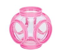 Akozon 2pcs Hamster DIY Tunnel Assalettes d'exercice Externe Externe pour Les Cages et Artisanat (Rose)