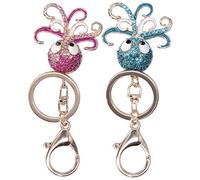 Akozon 2PCS RSELT Keychain Pendant Charm à Mode (#6)