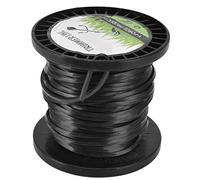 Akozon 3,3 Mm Quadrate Black String Trimmer Line - Efficacité de Coupe élevée, Conception de Faible Bruit pour Les Tondeuses à Gazon, Compatible avec & Steele (30M)