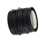 Akozon 3,3 Mm Quadrate Black String Trimmer Line - Efficacité de Coupe élevée, Conception de Faible Bruit pour Les Tondeuses à Gazon, Compatible avec & Steele (50M)