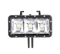 Akozon 30M 98 4Ft étanche Plongée LED Lumière Vidéo Mini Lampe de Remplissage pour et Caméras d'action