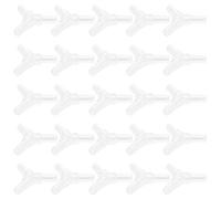 Akozon 30pcs 4MM Aquarium Fish Tank Air Tubing Splitter L Forme 3 Voies 4 Voies Adaptateur ConnecteurCrystal 4, Accessoire Multifonctionnel pour Un Usage Domestique (t-Shirt en Cristal)