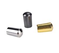 Akozon 3PCS 3 Ways Bascule les Bouchons de Pointe du Bouton pour la Guitare électrique - Argent, Noir, or (3,5 mm)