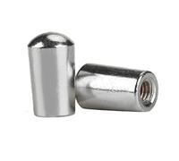 Akozon 3PCS 3 Ways Bascule les Bouchons de Pointe du Bouton pour la Guitare électrique - Argent, Noir, or (3,5 mm)